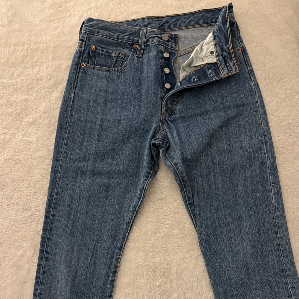 Classic Blue Denim Jeans Levi’s 501 S W26 L30